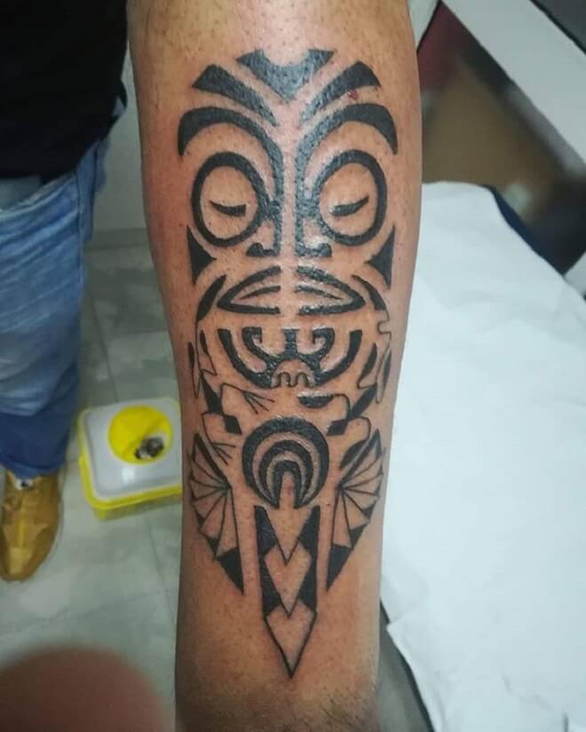 Maori Art Work Tattoo