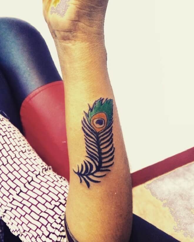 Top 30 Peacock feather Tattoos | Best Peacock feather Tattoo Designs