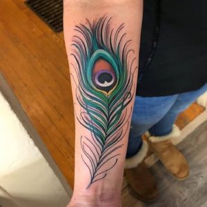 Top 30 Peacock feather Tattoos | Best Peacock feather Tattoo Designs