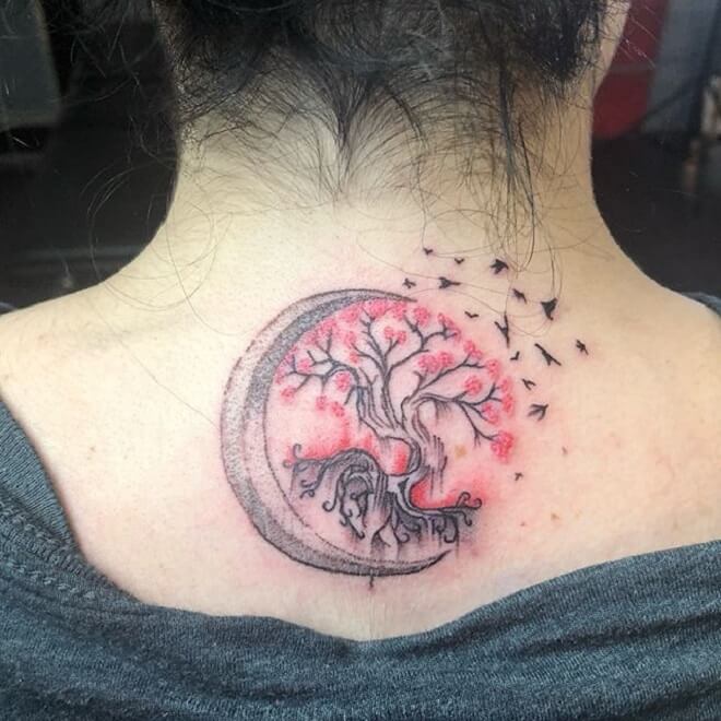 Popular Cherry Blossom Tattoo