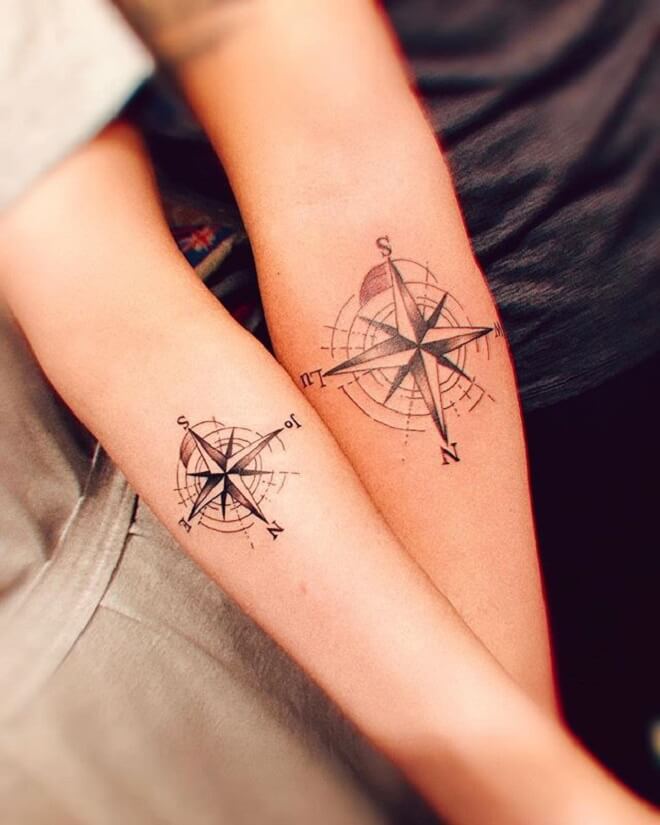 Popular Compass Tattoo