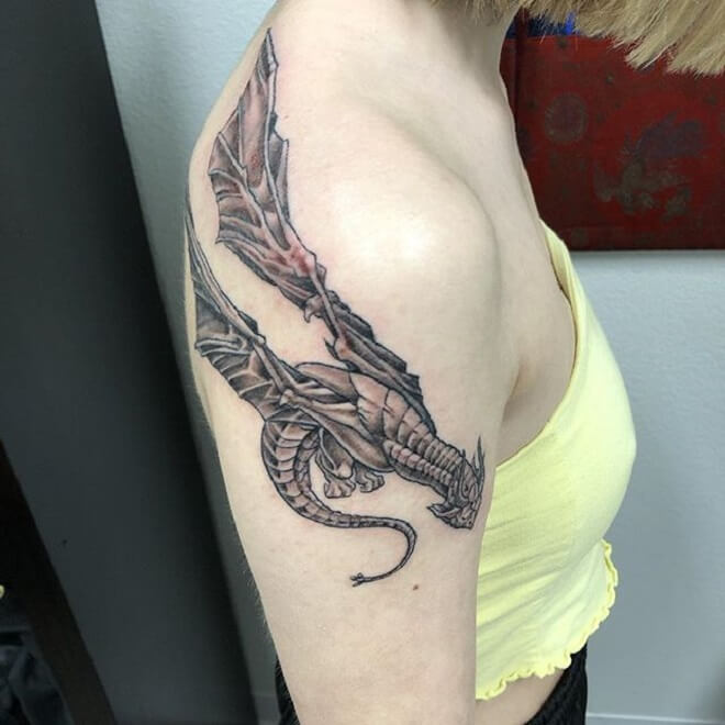 Popular Dragon Tattoo