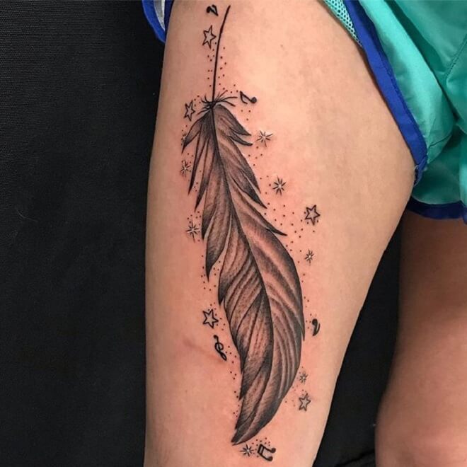 Popular Feather Tattoo