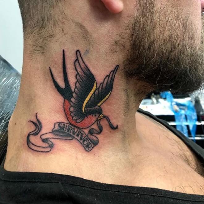 Popular Neck Tattoo