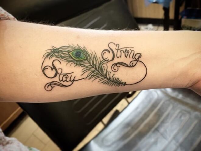 Quotes Peacock Feather Tattoo