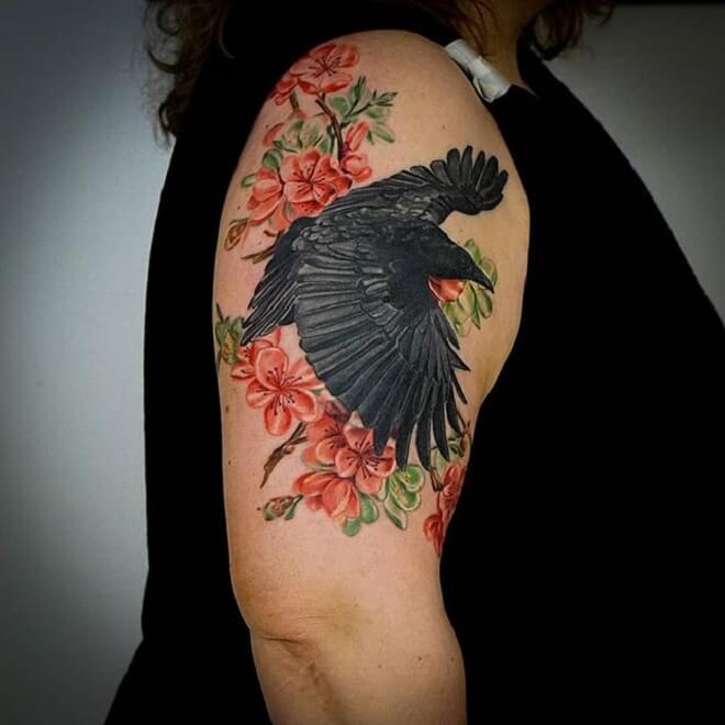 Raven Real Tattoo Art