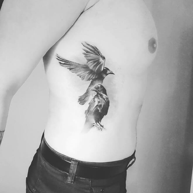 Raven Tattoo for Men
