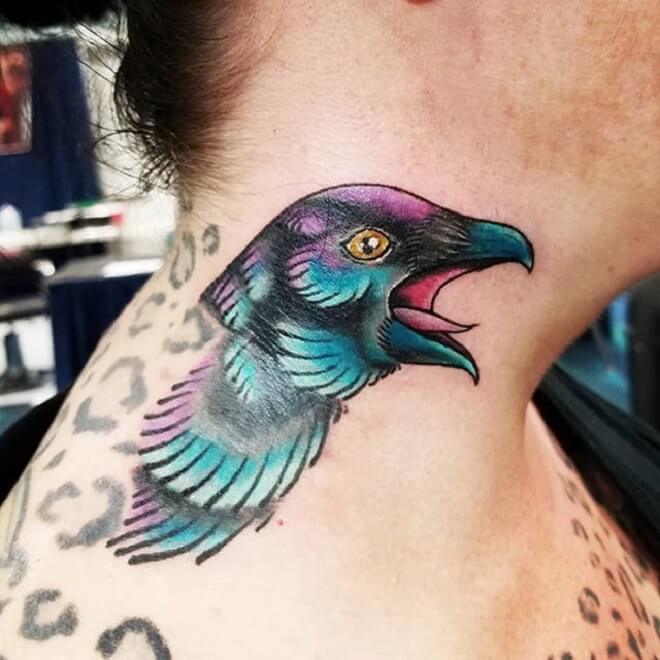 Raven Traditional Tattoos