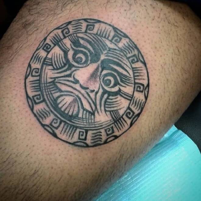Small Aztec Tattoo