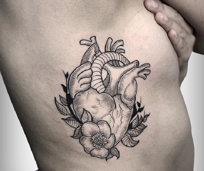 Stunning Heart Tattoo