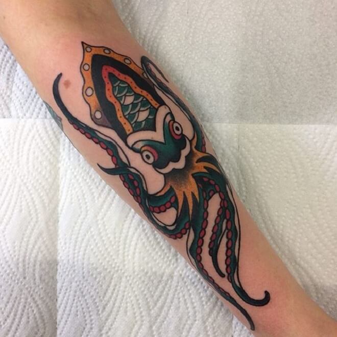 Stunning Octopus Tattoo