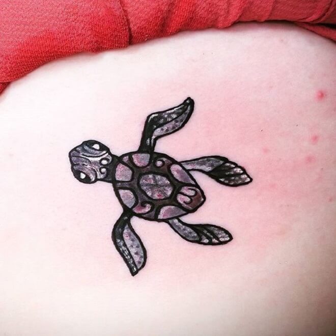 Stunning Turtle Tattoo