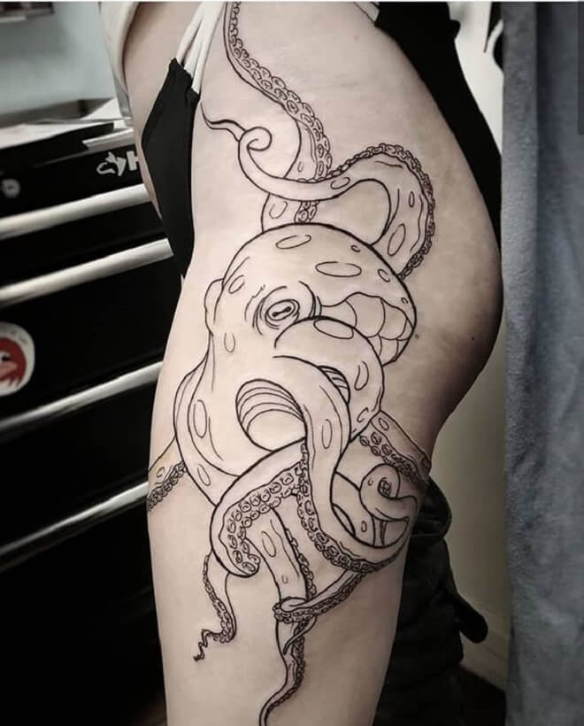 Super Octopus Tattoo