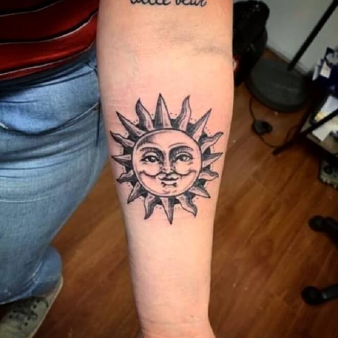 Super Sun Designs Tattoo