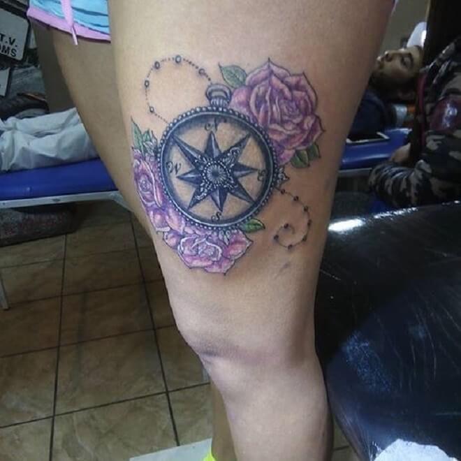 Thai Compass Tattoo