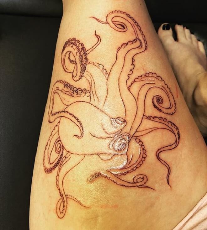 Thai Octopus Tattoo