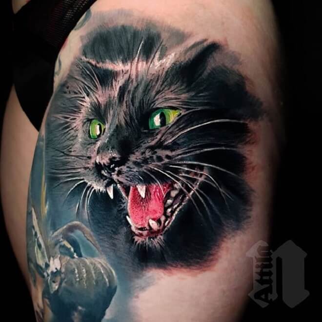 The Best Black Cat Tattoo