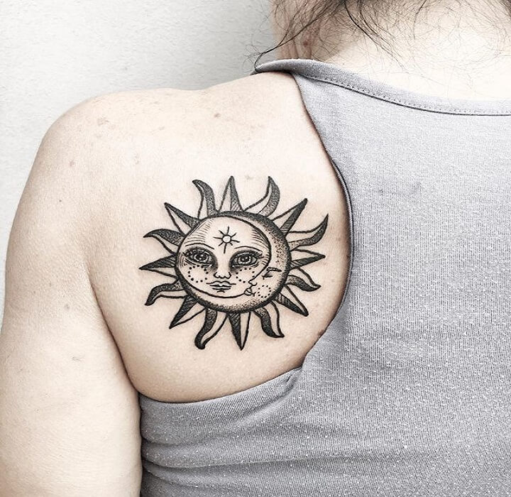 Top 30 Sun Tattoos Designs | Stunning Sun Tattoo Designs & Ideas