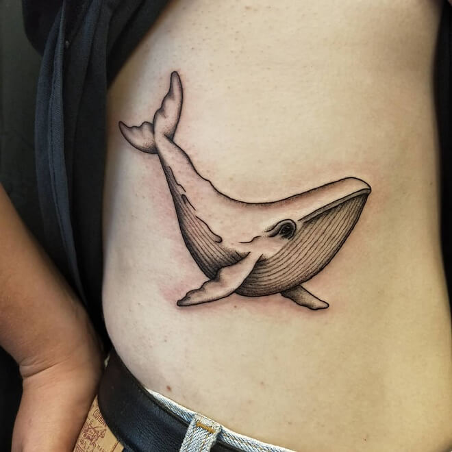 Whale Stomach Tattoo