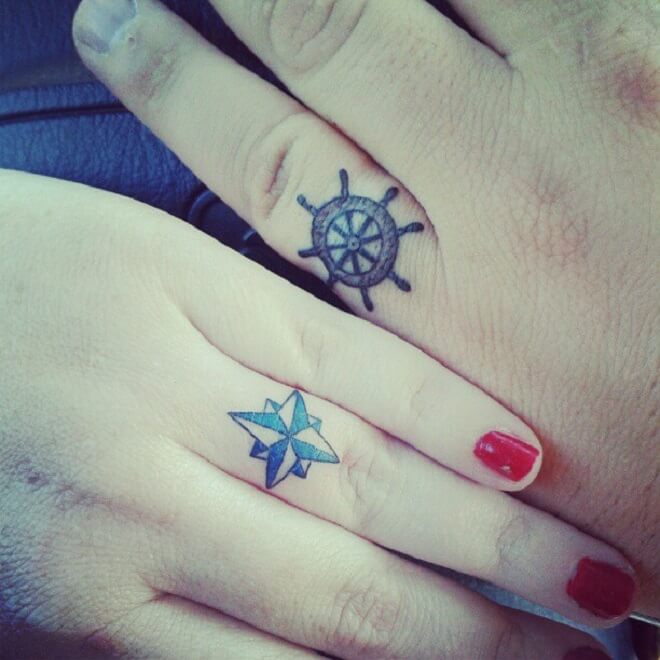 Amazing Wedding Ring Tattoo