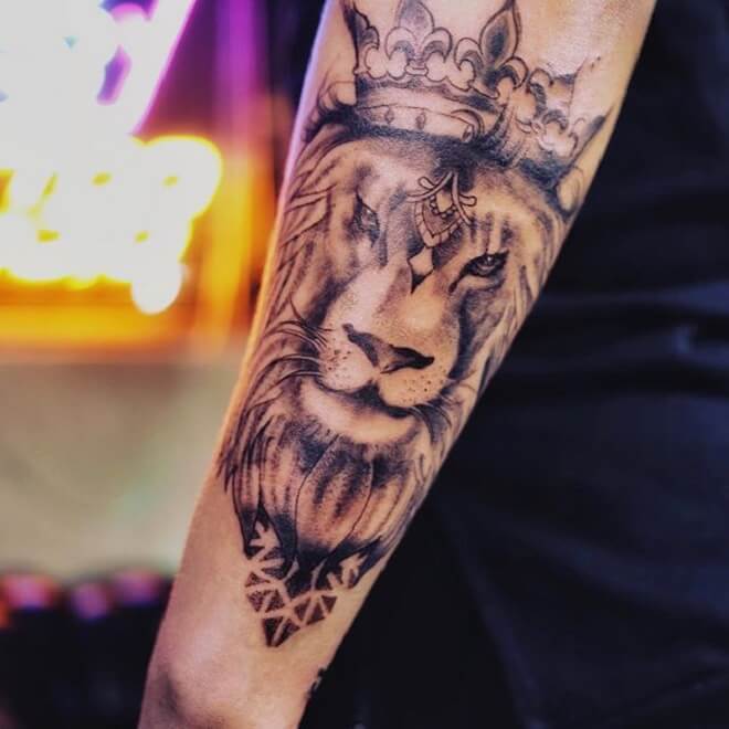 Beautiful Leo Tattoo