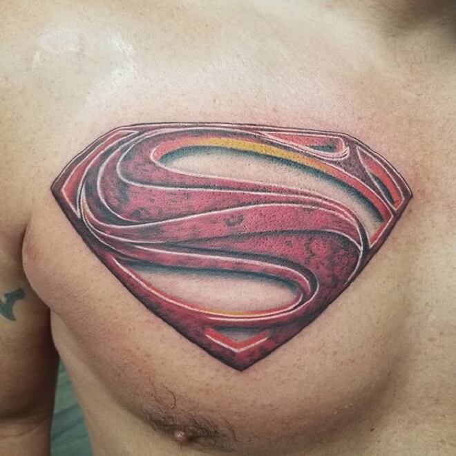 Beautiful Superman Tattoo. 