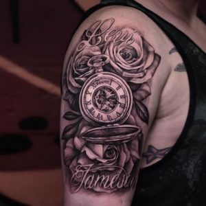 Top 30 Clock Tattoos | Popular Clock Tattoo Designs & Ideas