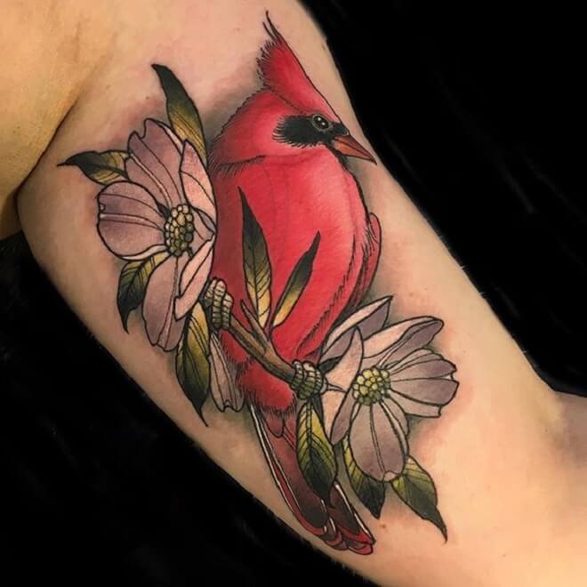 Bird Colorful Tattoo