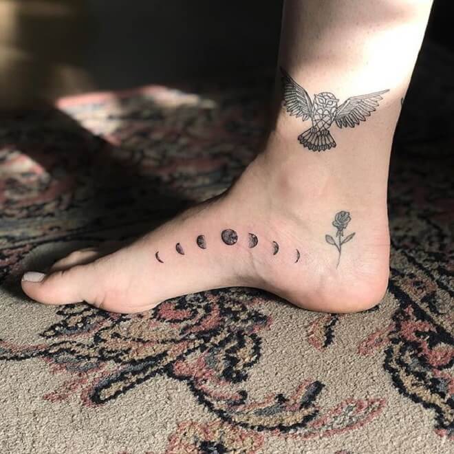 Black Foot Tattoo