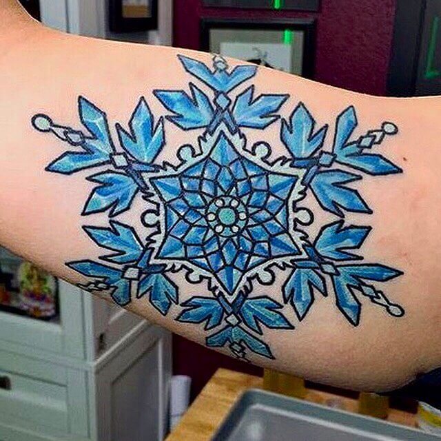 Blue Traditional Tattoo