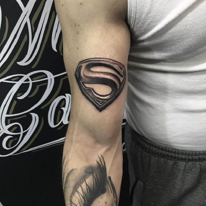 Body Superman Tattoo