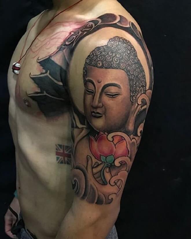 Boy Buddha Tattoo