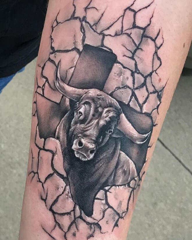 Bull Tattoo Artist