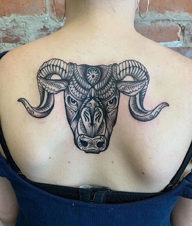 Bull Tattoo for Women