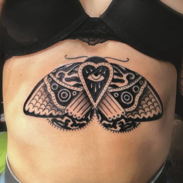 Butterfly Traditional Tattoo