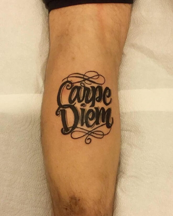 Carpe Diem Tattoo Art