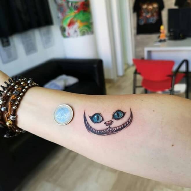 Cheshire Cat Tattoo Work