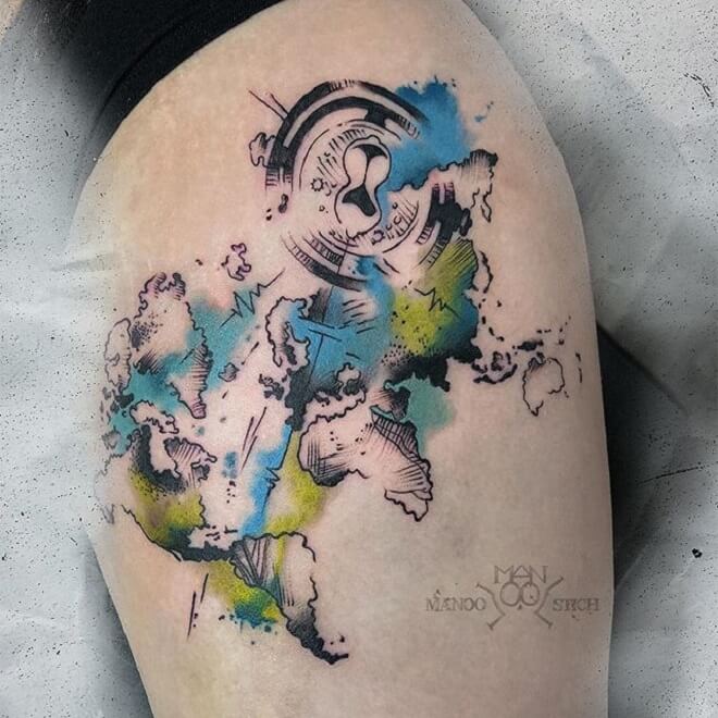 Color Map Tattoo