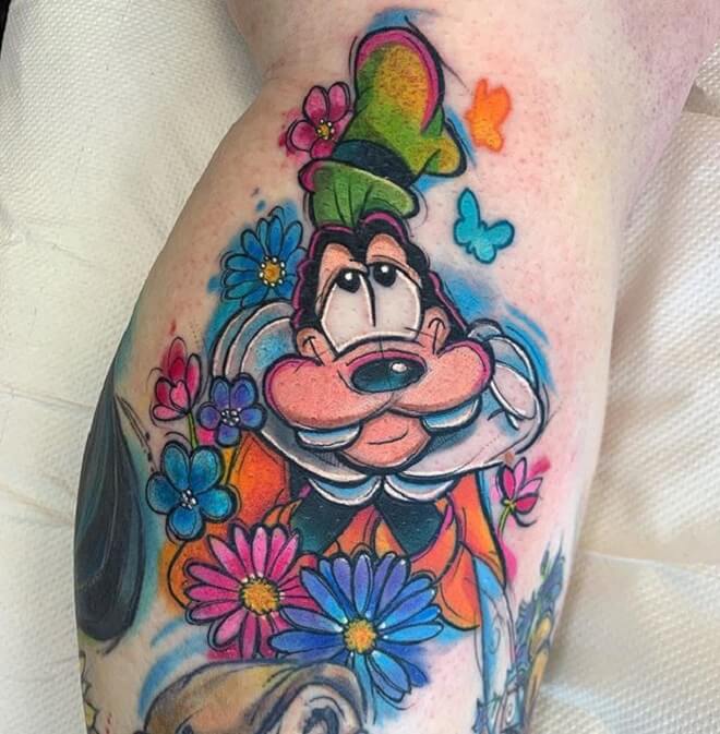 Colorfull Disney Tattoo