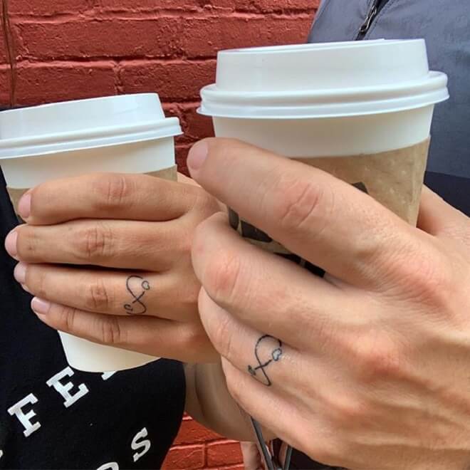 Couple Ring Tattoo