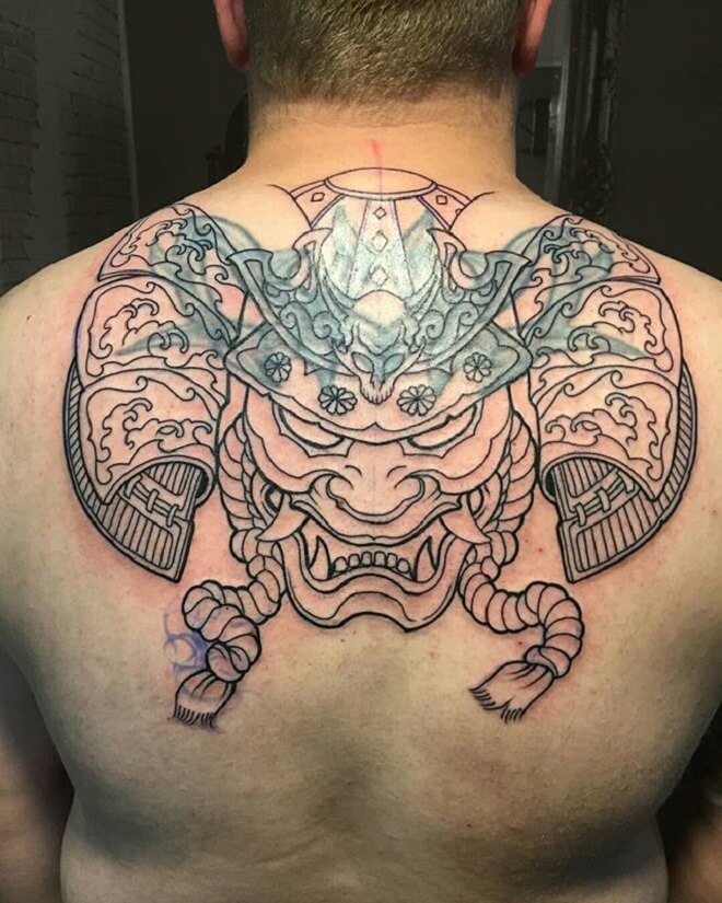 Cover up Samurai Tattoo