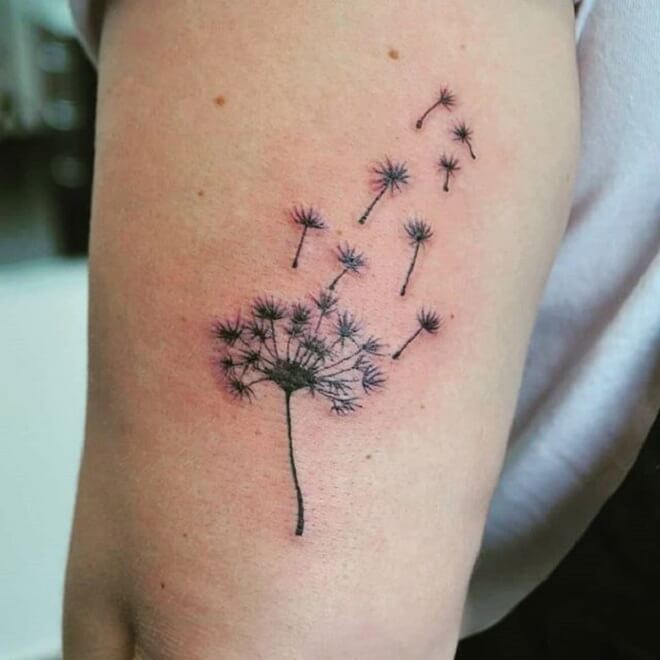 Dandelion Tattoo for Women