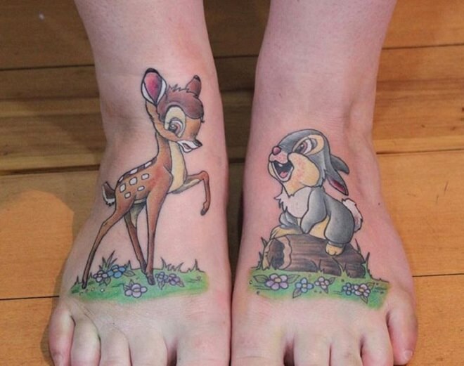 Disney Tattoo Art