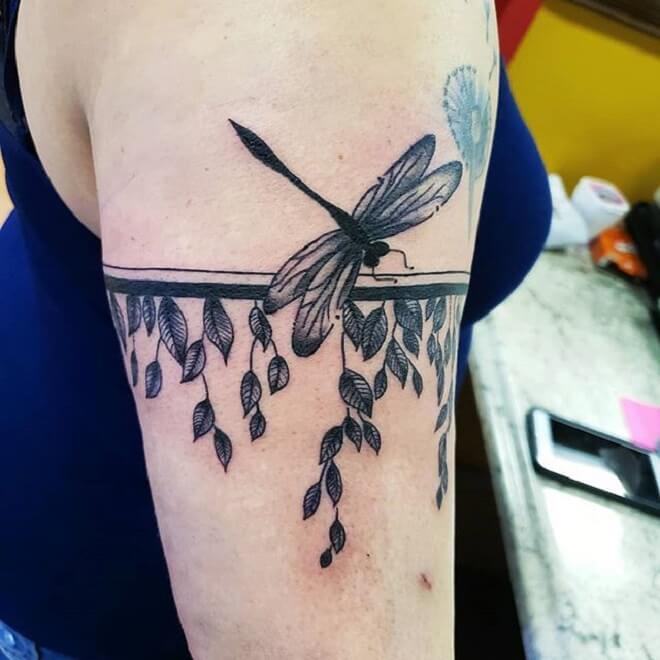 Dragonfly Armband Tattoo