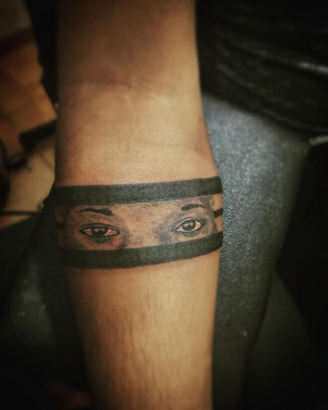 Eye Armband Tattoo