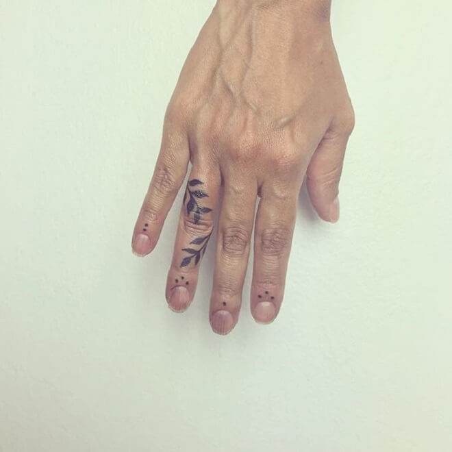 Finger Tattoo for Men