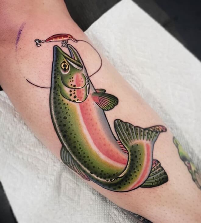 Fishing Tattoo Artist. 