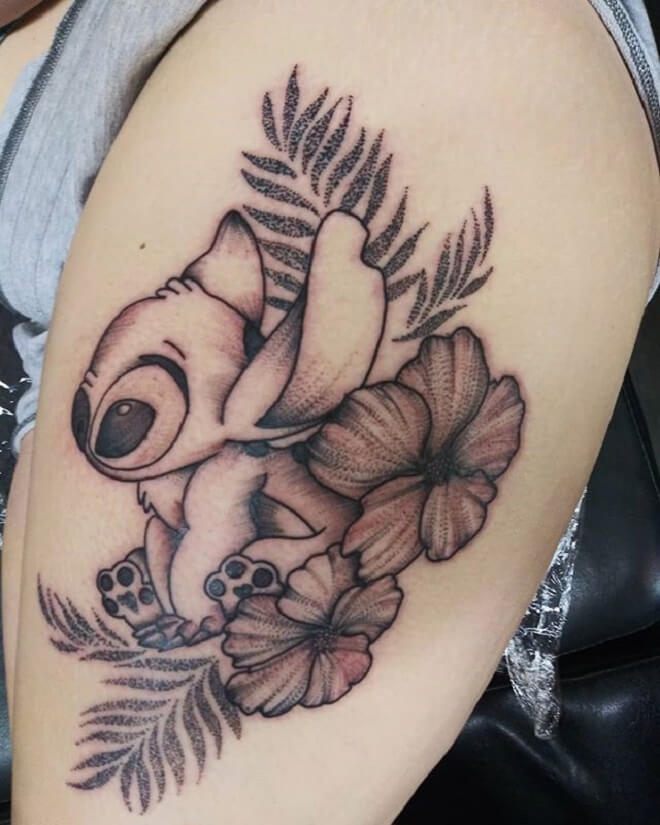 Flower Disney Tattoo