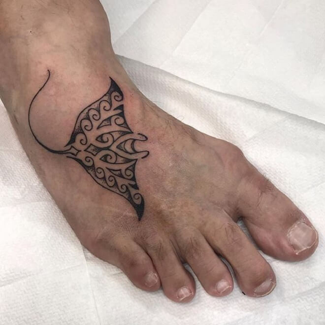 Foot Tattoo for Men