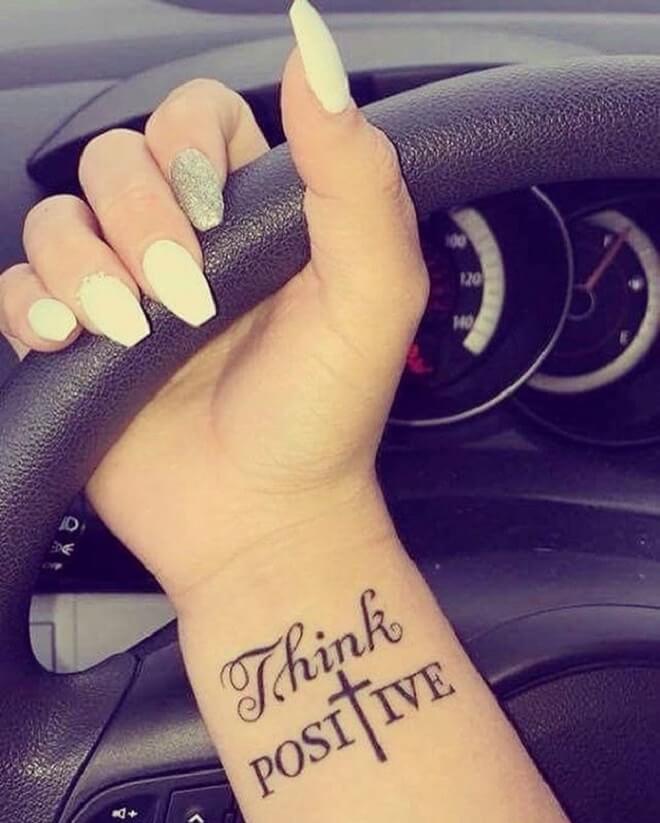 Girl Wrist Tattoo